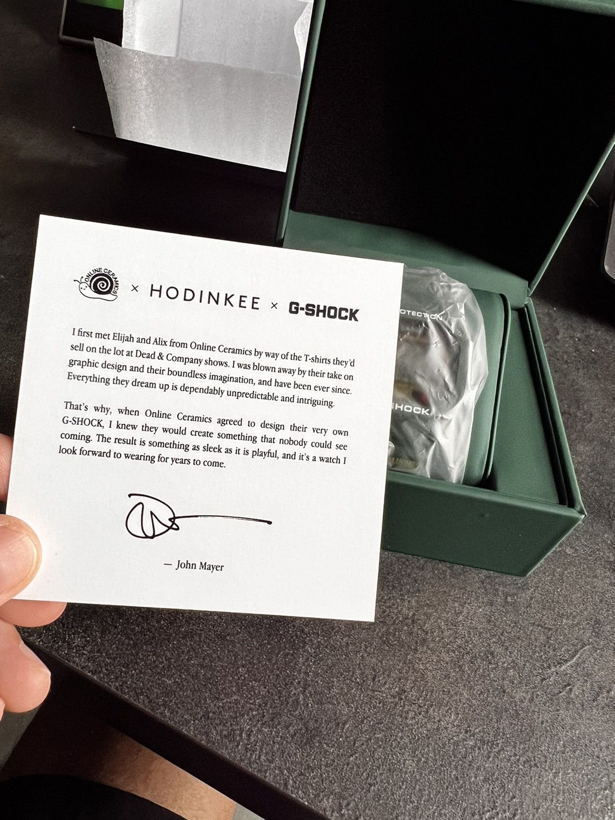 Online Ceramics G-SHOCK JOHN MAYER REF. 5600 BY ONLINE CERAMICS FOR HODINKEE Size ONE SIZE - 4 Thumbnail