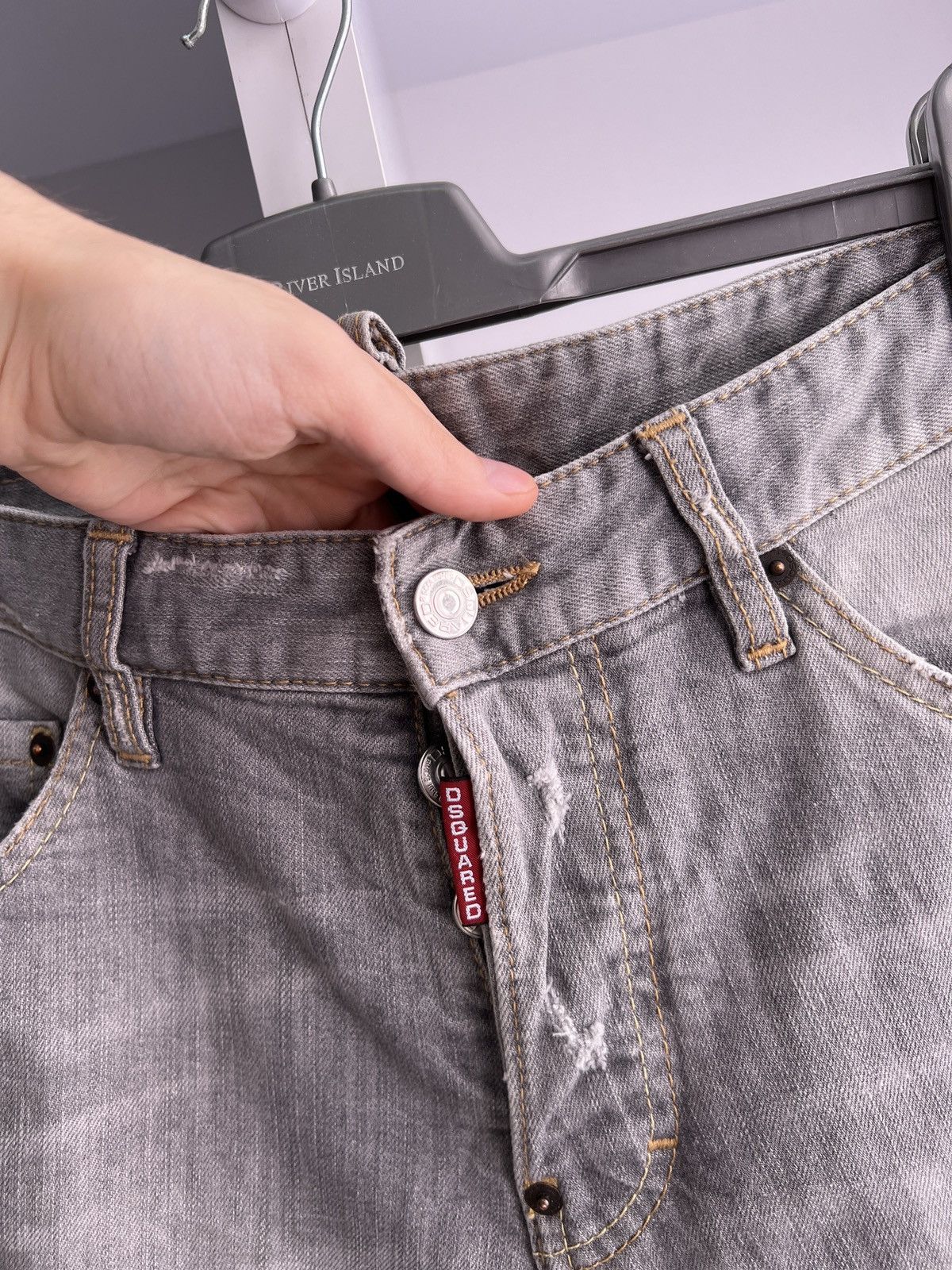 Designer × Dsquared2 × Vintage Vintage Dsquared2 Luxury Gray Pants Size US 30 / EU 46 - 8 Thumbnail