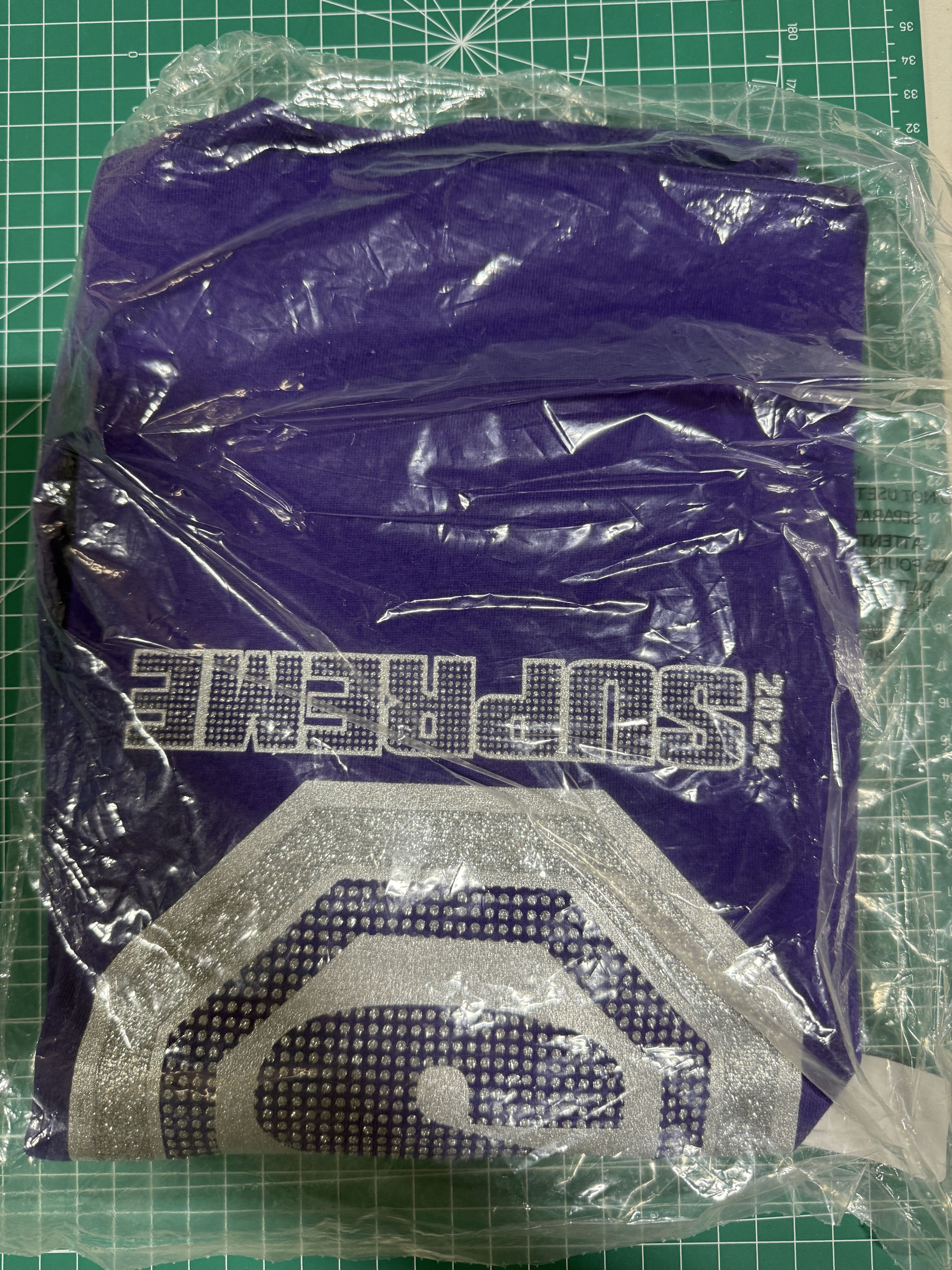 Supreme Supreme Blockbuster Tee Purple Size M Size US M / EU 48-50 / 2 - 3 Thumbnail