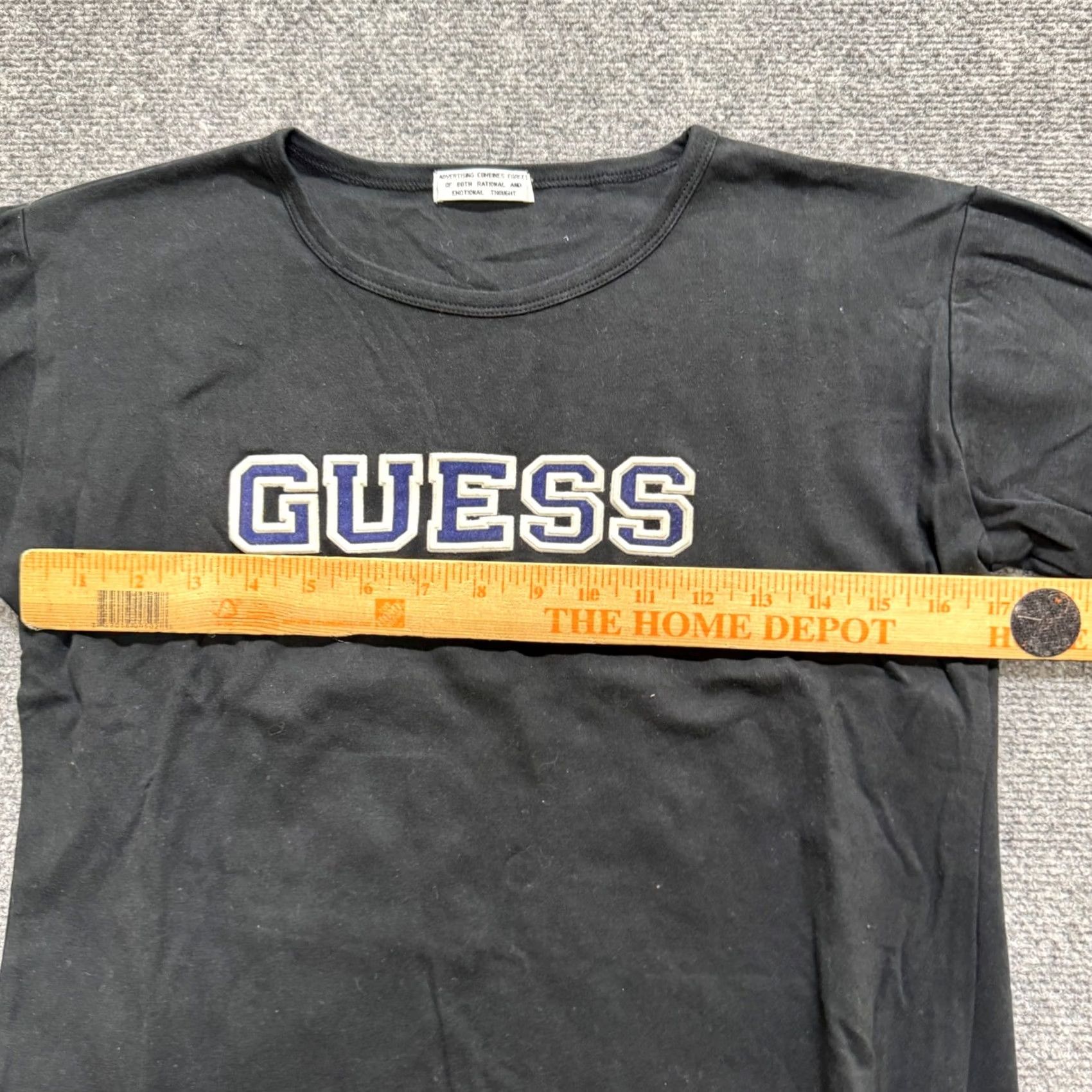 Guess VTG Guess Jeans Company Long-sleeve Shirt Women's M Black Embroidered Y2K Mens/ Womens Size M / US 6-8 / IT 42-44 - 4 Thumbnail