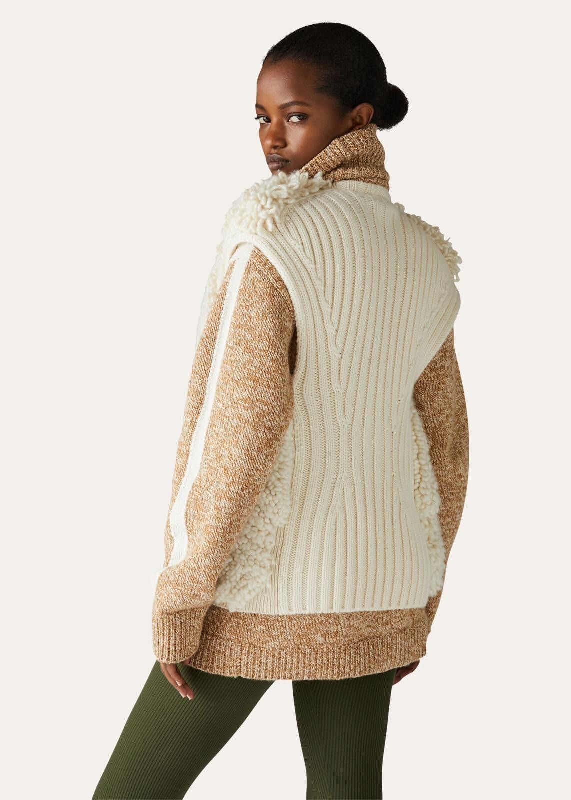 Loro Piana o1srvl11e1224 Rib-knit Cashmere Engelberg Vest in Ivory Size S / US 4 / IT 40 - 6 Thumbnail