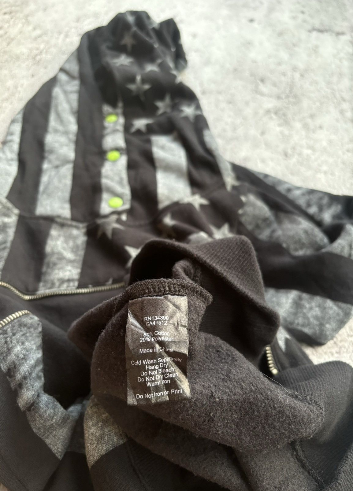 Hysteric Glamour Abey Dawa Multi star zipper ifsix lgb punk style Hoodie Size US XS / EU 42 / 0 - 12 Thumbnail