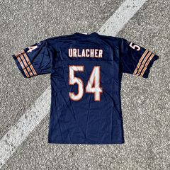 Vintage Reebok Orange Brian Urlacher Chicago Bears Large Jersey