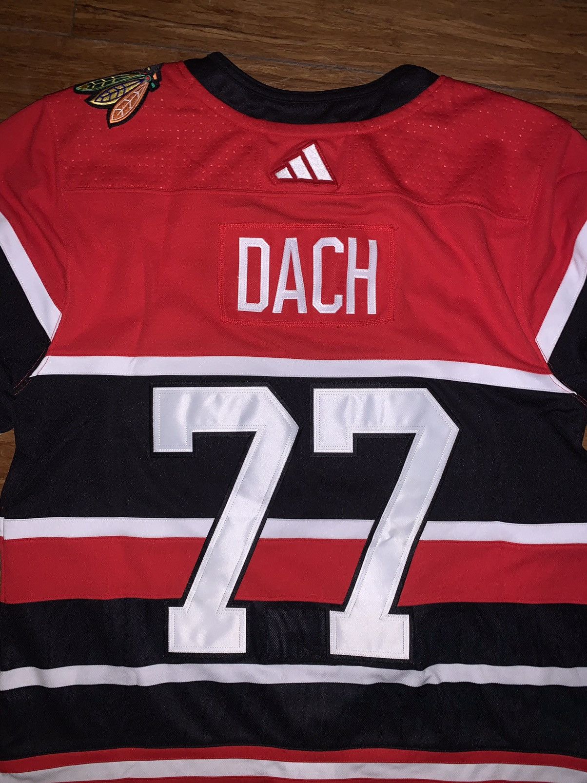Adidas 2022 adidas chicago blackhawks dach jersey Size US L / EU 52-54 / 3 - 4 Thumbnail