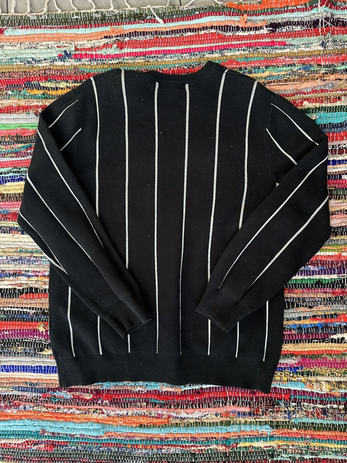Supreme Supreme 13 AW Wide Pinstripe Sweater striped Size US L / EU 52-54 / 3 - 5 Thumbnail
