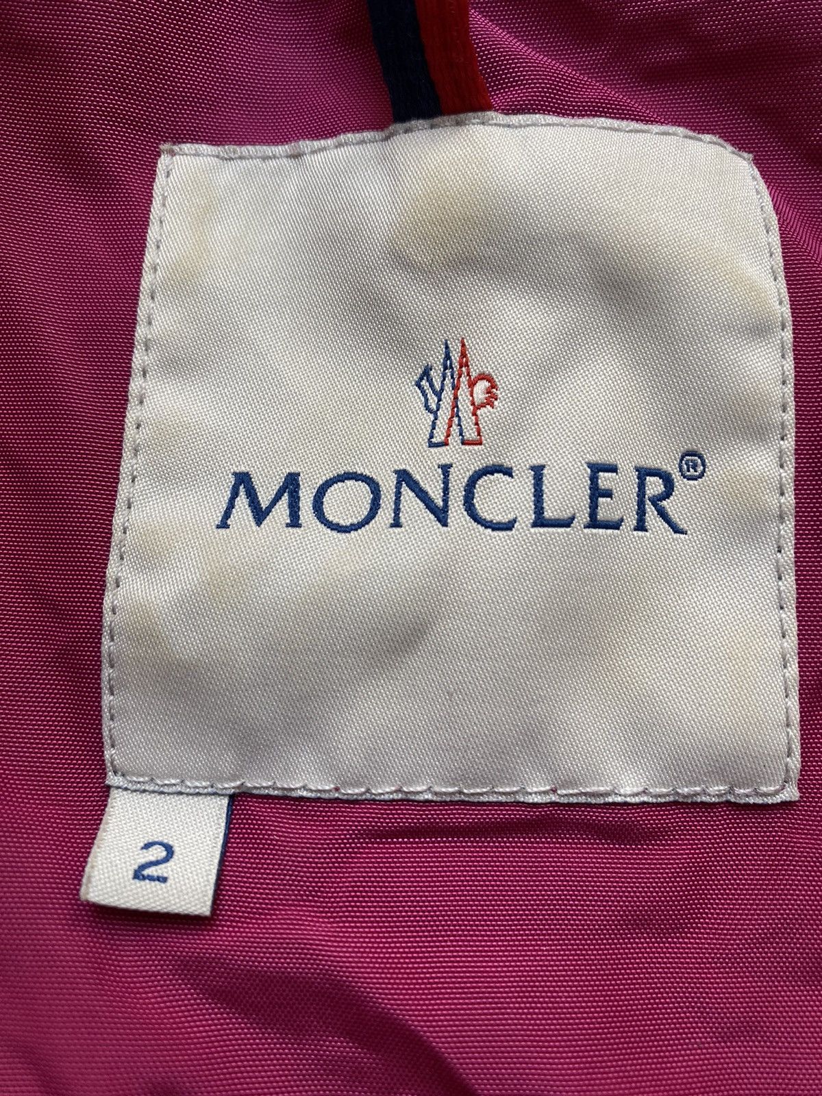 Moncler 🚨 Moncler vintage pink nylon button jacket bomber womans M 2 Size M / US 6-8 / IT 42-44 - 9 Thumbnail