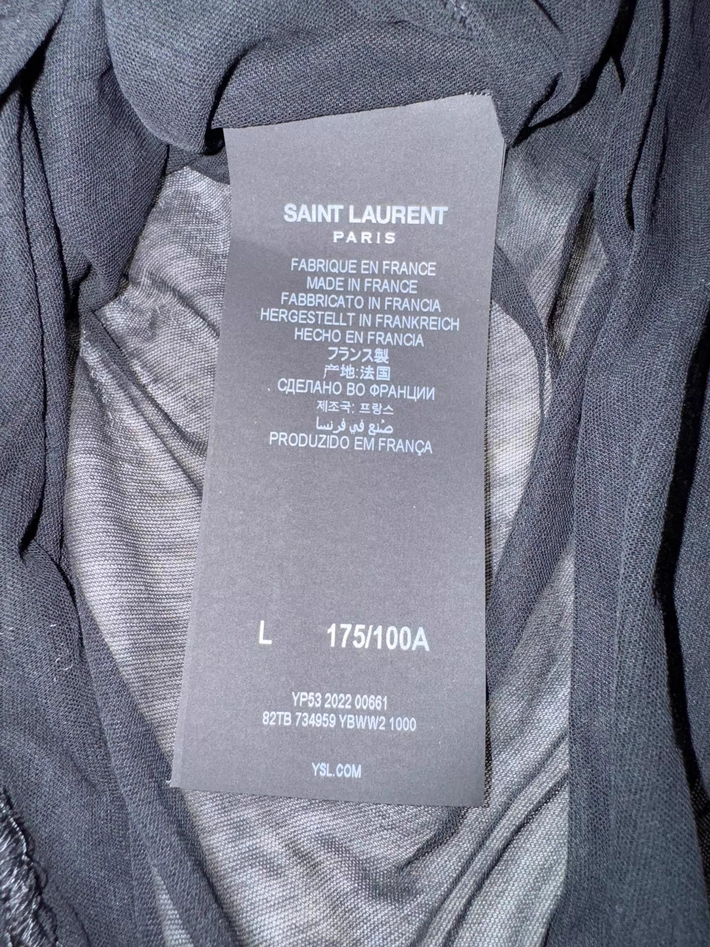 Saint Laurent Paris SAINT LAURENT SLP Runway Pleated Deep V Tulle Top L Size US L / EU 52-54 / 3 - 3 Thumbnail