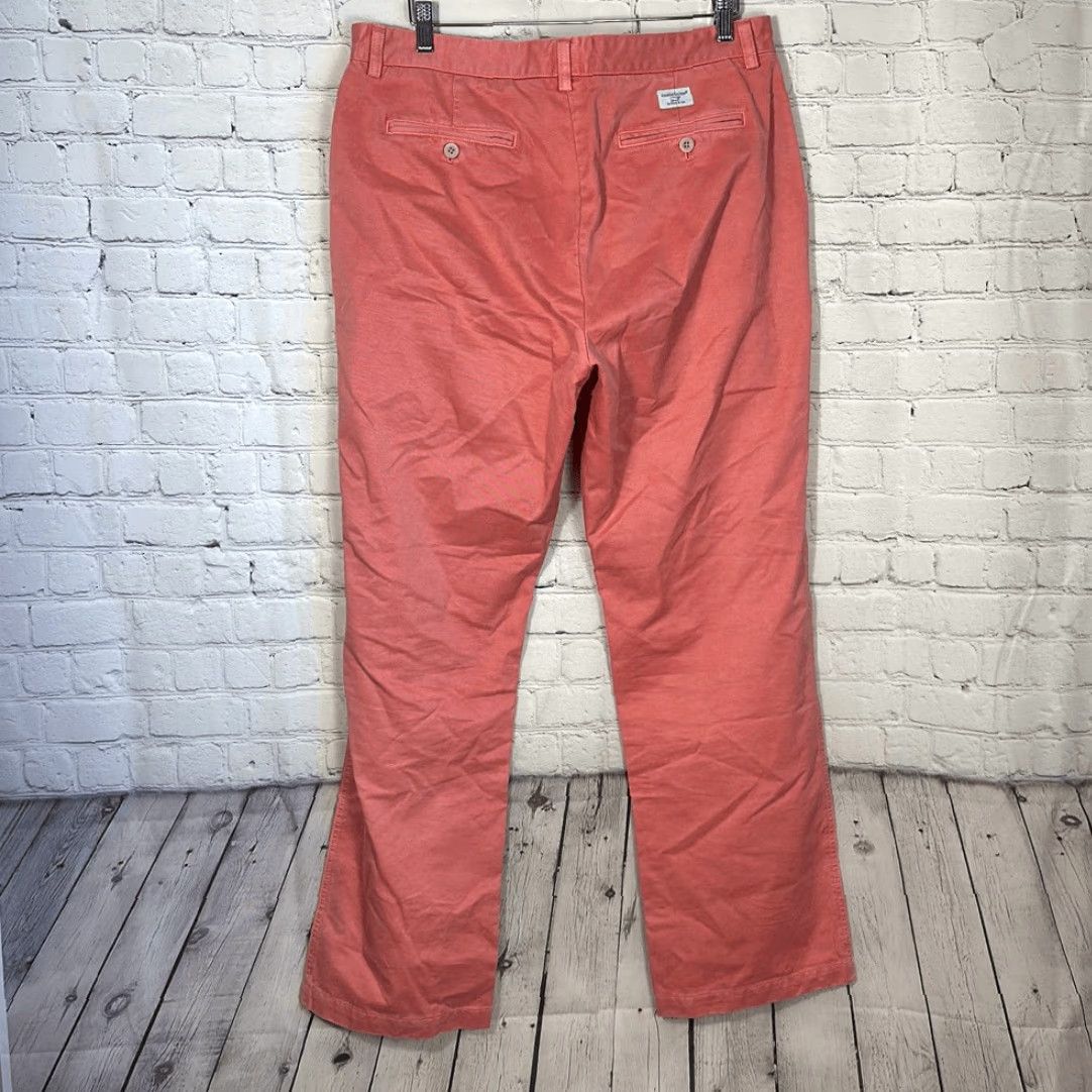 Vineyard Vines Vineyard Vines Club Pants Men Chino Style 1P0110 Rhubarb W35 x L32 Tan/Beige Rhubarb VVC Pants Mens 35x32 Size US 35 - 4 Thumbnail