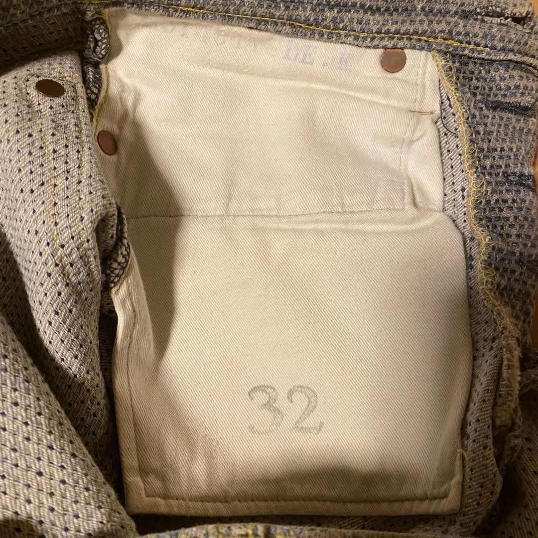 KAPITAL Century Denim Sashiko Pants Light Blue 32