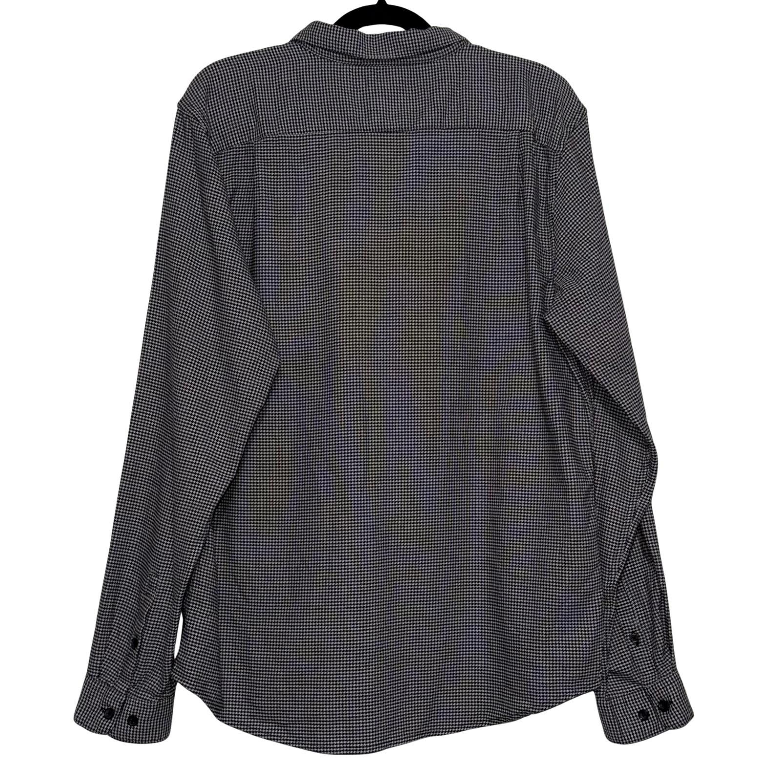 RVCA NWOT RVCA Mens Houndstooth Long Sleeve Button-Front Shirt Size US L / EU 52-54 / 3 - 2 Thumbnail