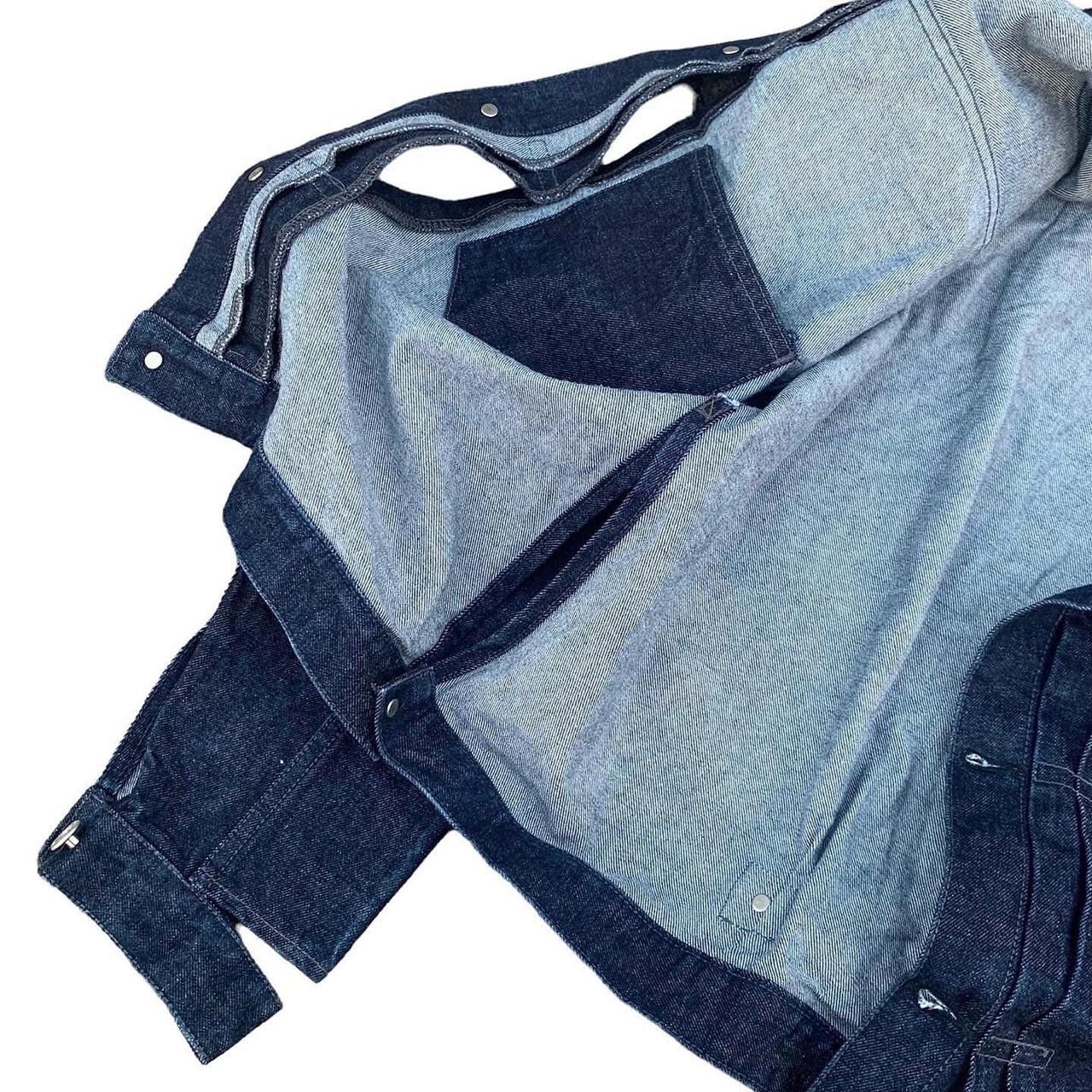 N.Hoolywood × Vintage 💥N.Hollywood Reconstruction Denim Jacket Size US XL / EU 56 / 4 - 3 Thumbnail