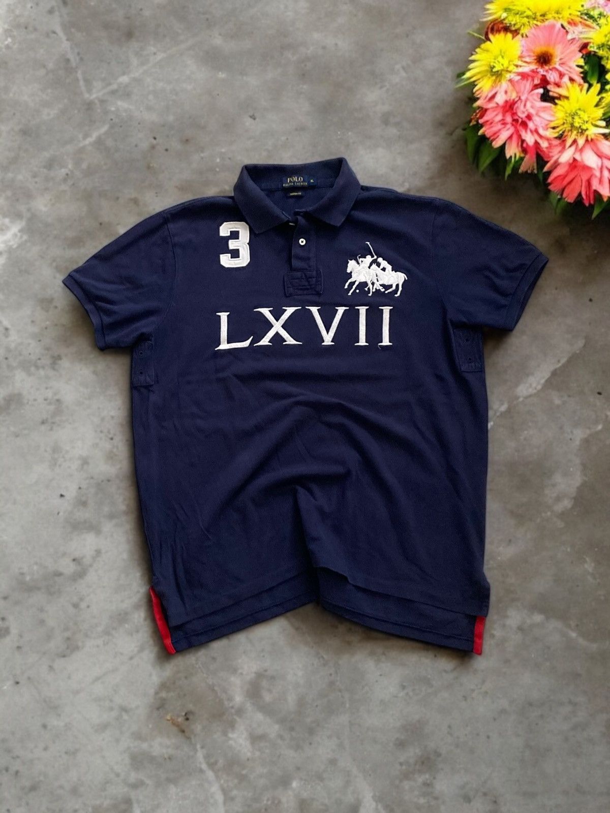Polo Ralph Lauren × Vintage Vintage Ralph Lauren polo t-shirt tee chief keef XL Y2k drip Size US XL / EU 56 / 4 - 1 Thumbnail