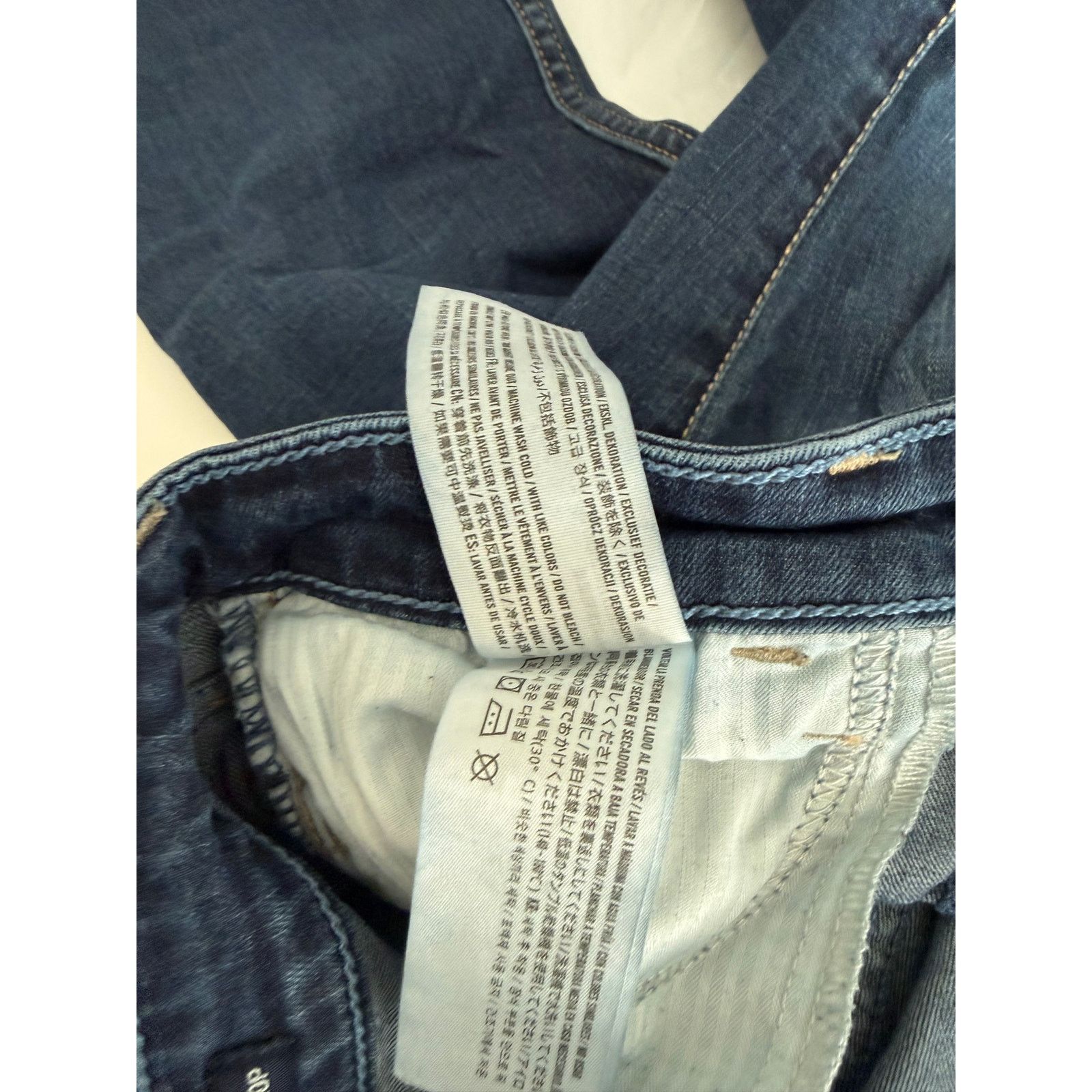 Hollister Hollister Low Rise Super Skinny Jeans Blue Distressed - D017 Size 27" / US 4 / IT 40 - 5 Thumbnail