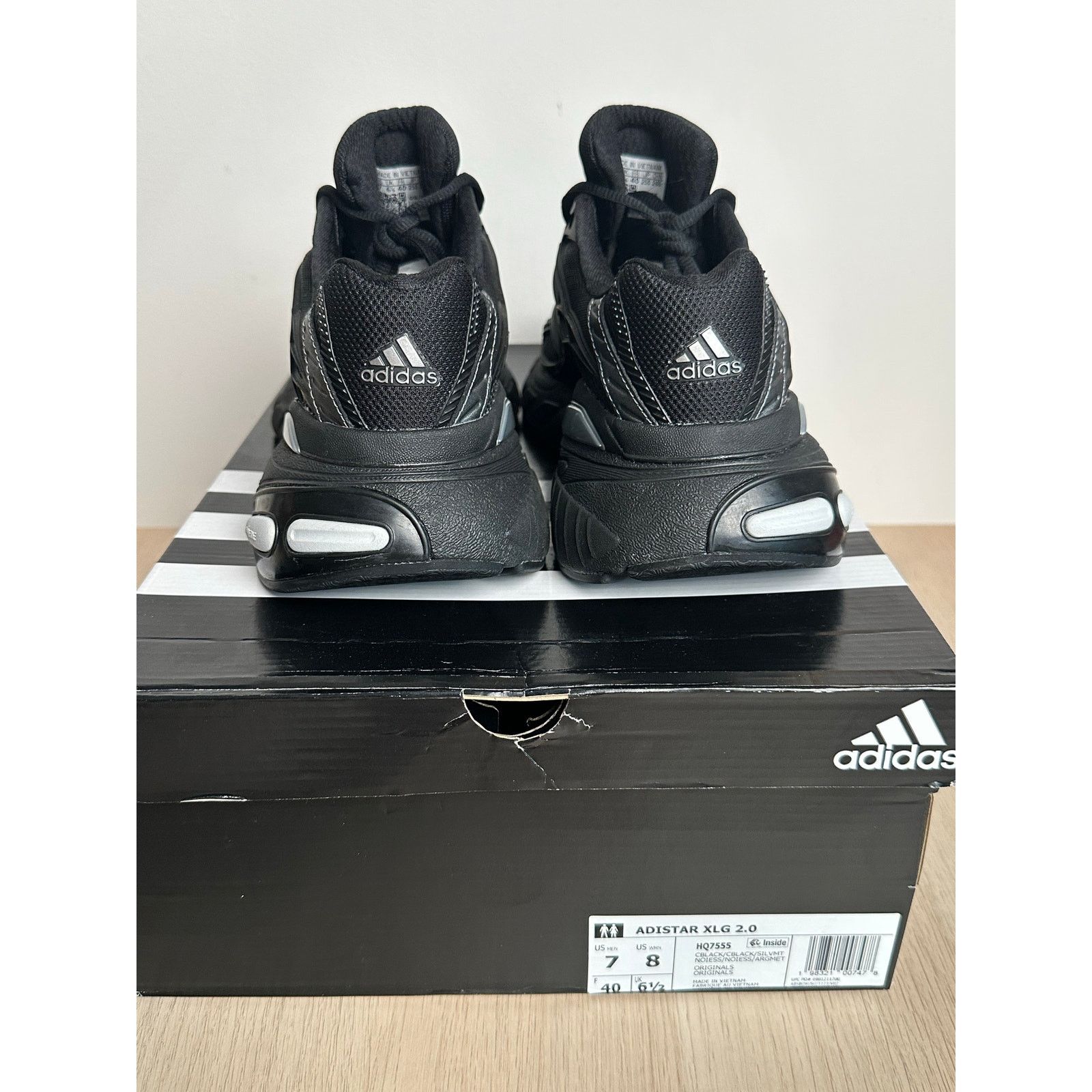 Adidas Adidas Adistar XLG 2.0 Black Sneaker - Size 8.5W - New Size US 8.5 / IT 38.5 - 7 Thumbnail