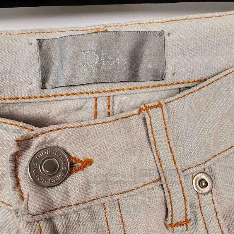 Other Dior Men's Gray Cotton Casual Pants . Size US 28 / EU 44 - 3 Thumbnail