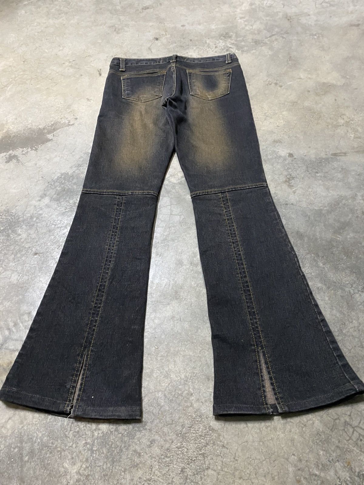 Hysteric Glamour × If Six Was Nine × Japanese Brand Flare Jeans Projoy Mud Rusty Stretch Denim Jeans p82 Size US 29 - 7 Thumbnail