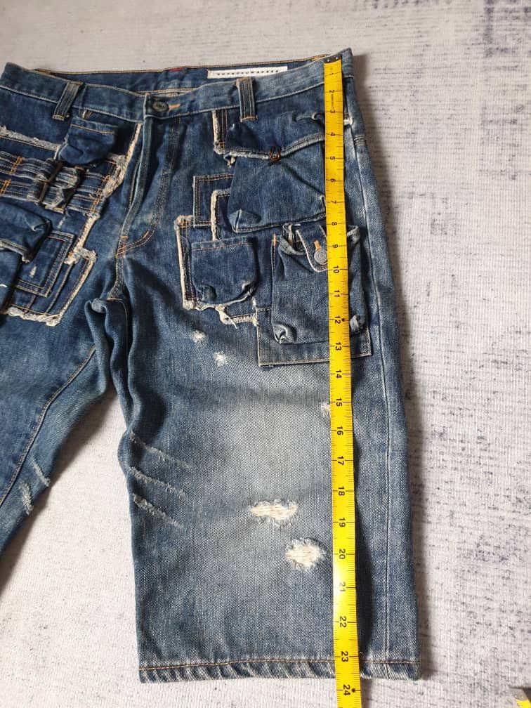 Issey Miyake 💥Sunaokuwahara issey miyake multipocket Japan denim pant Size US 33 - 10 Thumbnail