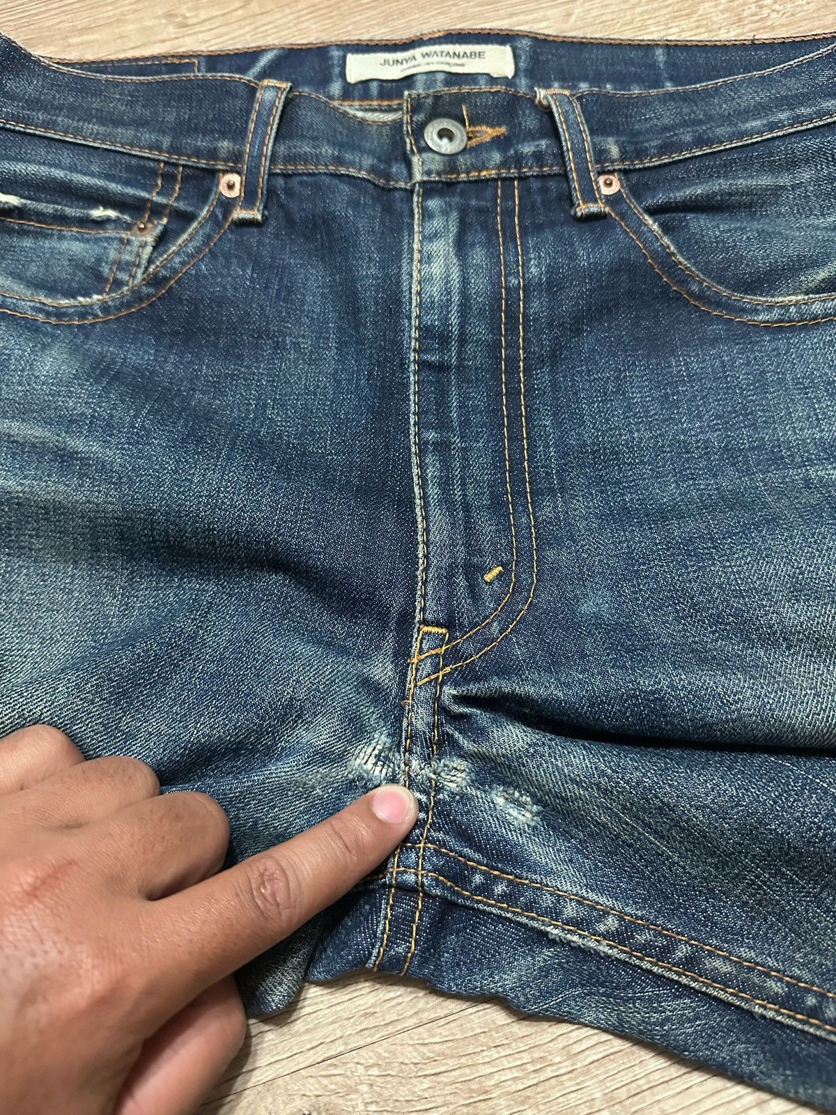 Comme des Garcons Comme Des Garcons Junya Watanabe Selvedge Denim Pants Jeans Size US 31 - 9 Thumbnail
