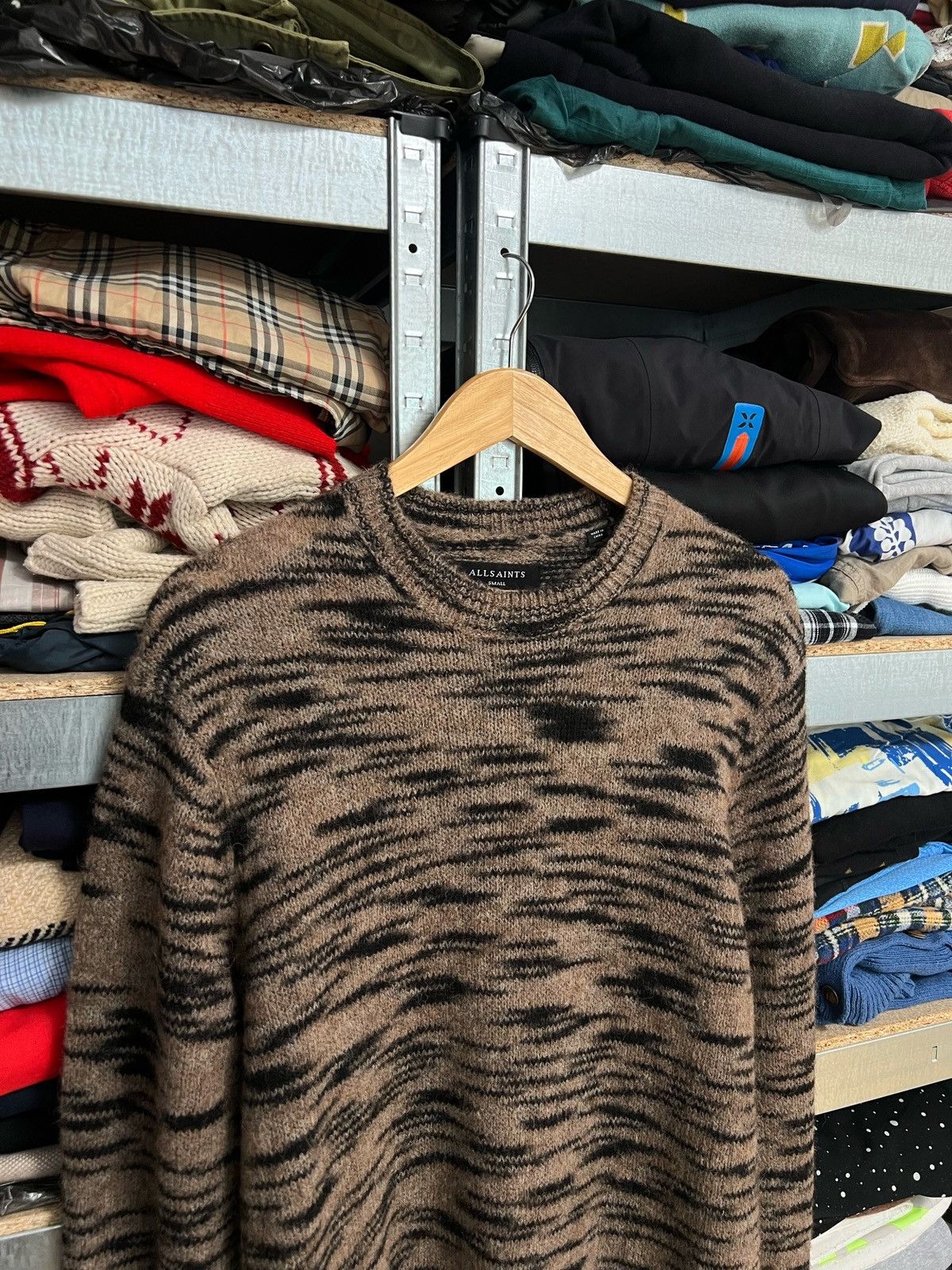 Allsaints Allsaints Tora Crew Tiger Stripe Sweater S Sweatshirt Size US S / EU 44-46 / 1 - 2 Thumbnail
