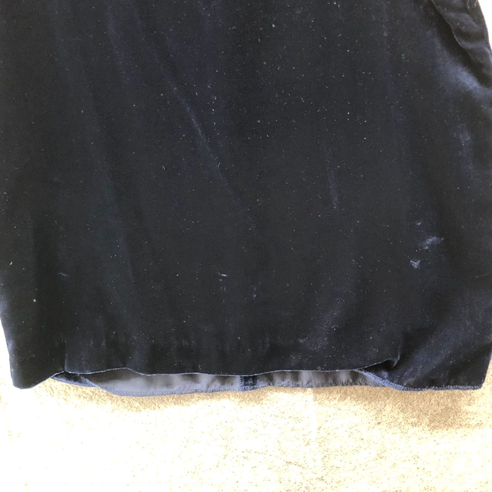 J.Crew J. Crew Velvet Tank Top Womens 0 Dark Blue Scoop Neck Stretch Shirt Sleeveless Basic Casual Spring Summer Women’s Tank Top Size XS / US 0-2 / IT 36-38 - 4 Thumbnail