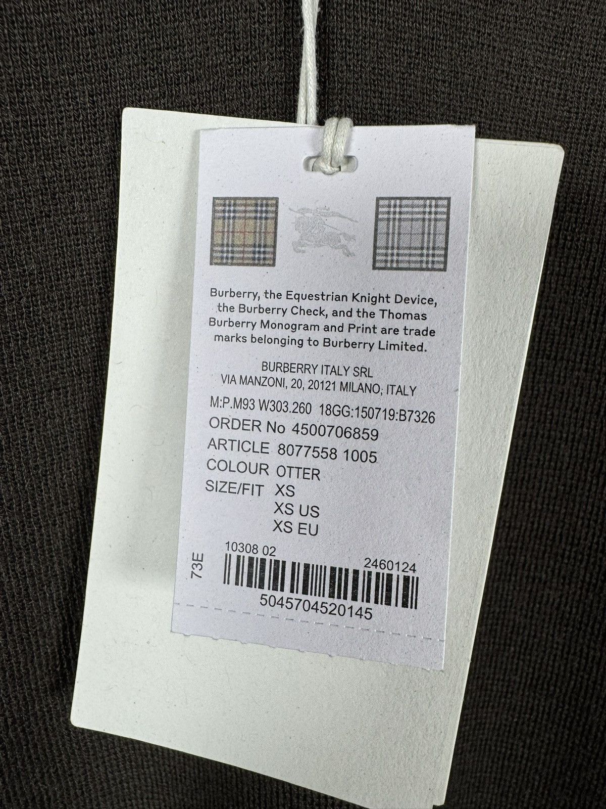 Burberry Burberry Daniel Lee Era Knight Blue Stitch Wool Sweater XS Size US XXS / EU 40 - 7 Thumbnail