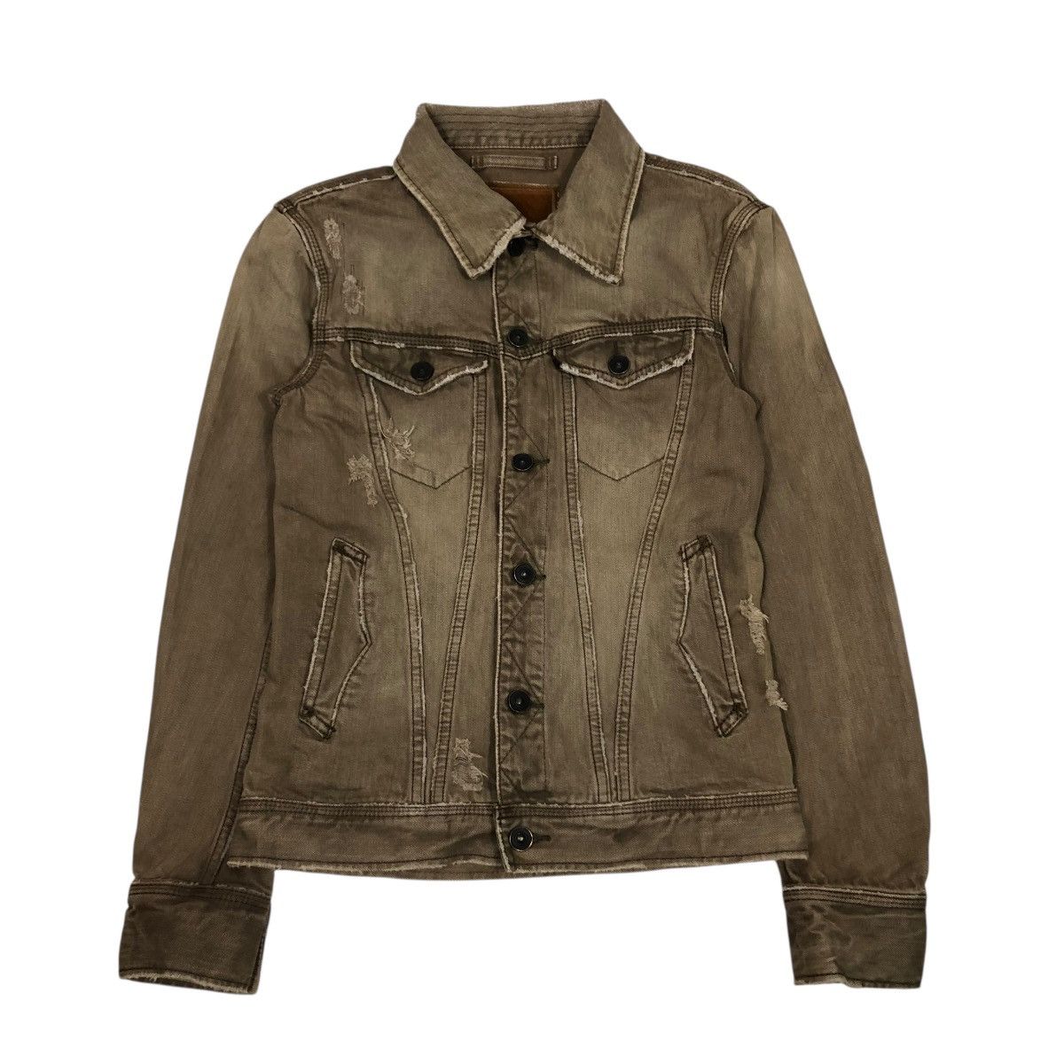 Japanese Brand 🔥CROPPED BIKER DENIM JACKET GOA JAPAN IF SIX WAS NINE Size US S / EU 44-46 / 1 - 1 Thumbnail