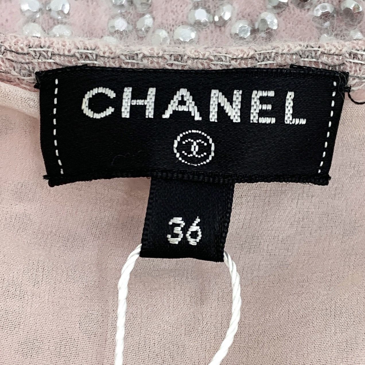 Chanel Chanel Metropolis Collection Pink Full Diamonds Dress Size XS / US 0-2 / IT 36-38 - 6 Thumbnail