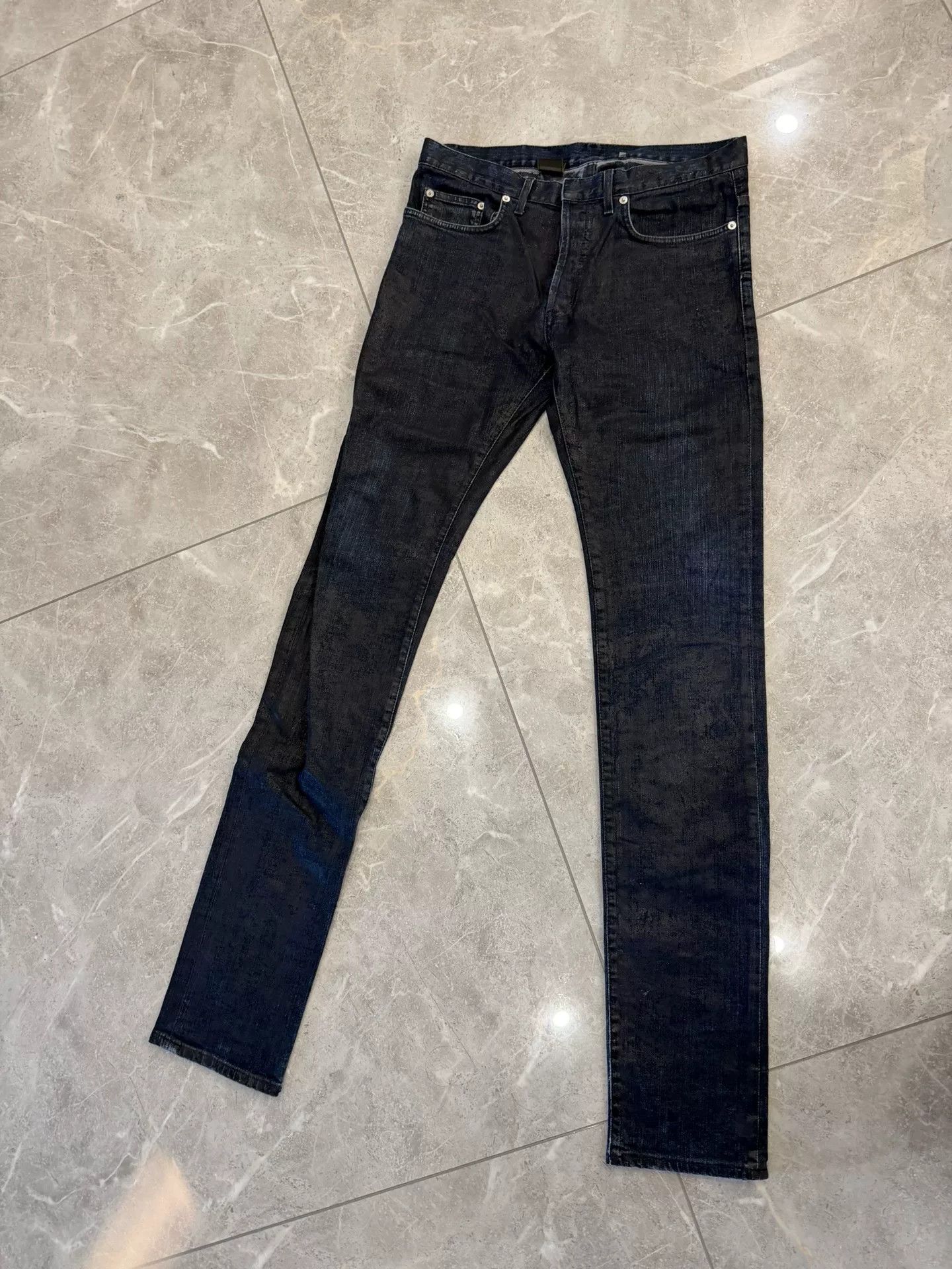 Dior Dior Men's Dark Wash Denim Jeans Size US 26 / EU 42 - 1 Thumbnail