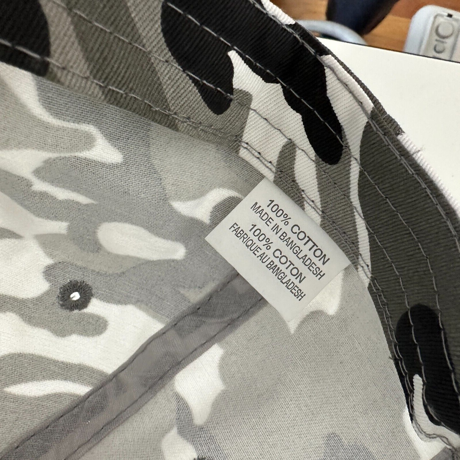 Other JZ Black Gray White Camo Adj Baseball Cap Purple Green Logo Size ONE SIZE - 5 Thumbnail