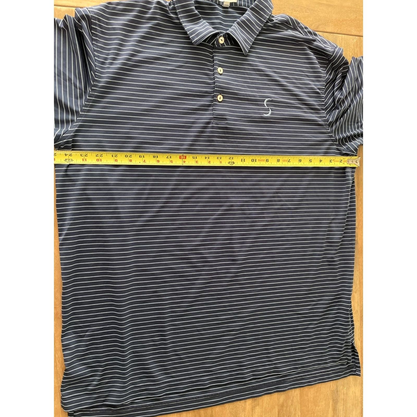 Peter Millar Peter Millar Summer Comfort Striped Performance Golf Polo Mens XL Relaxed Fit Polo Size US XL / EU 56 / 4 - 6 Thumbnail