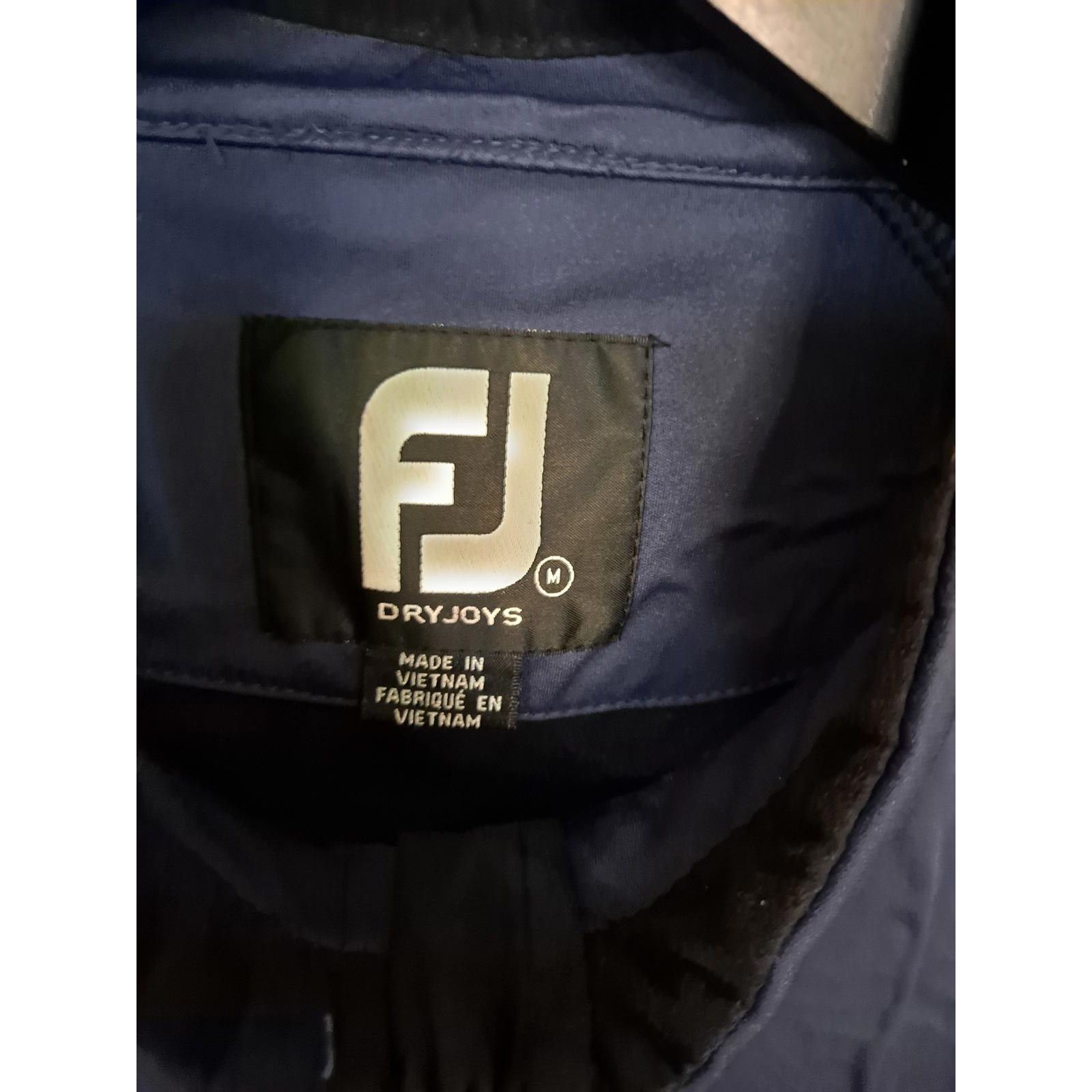 Footjoy FootJoy Dryjoys Blue Full Zipper Vest Size Medium Size US M / EU 48-50 / 2 - 3 Thumbnail