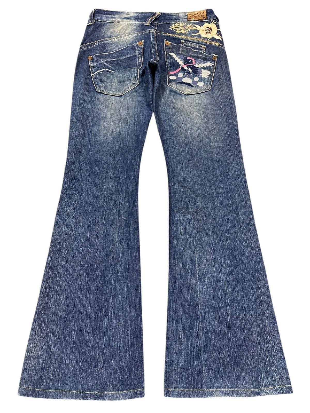 If Six Was Nine Vintage Japanese Brand Faded Wash Bell Bottom Flare Jeans Size US 29 - 2 Thumbnail