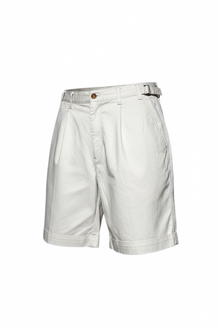 Japanese Brand Vintage White Old Money Casual Shorts Size US 32 / EU 48 - 1 Thumbnail
