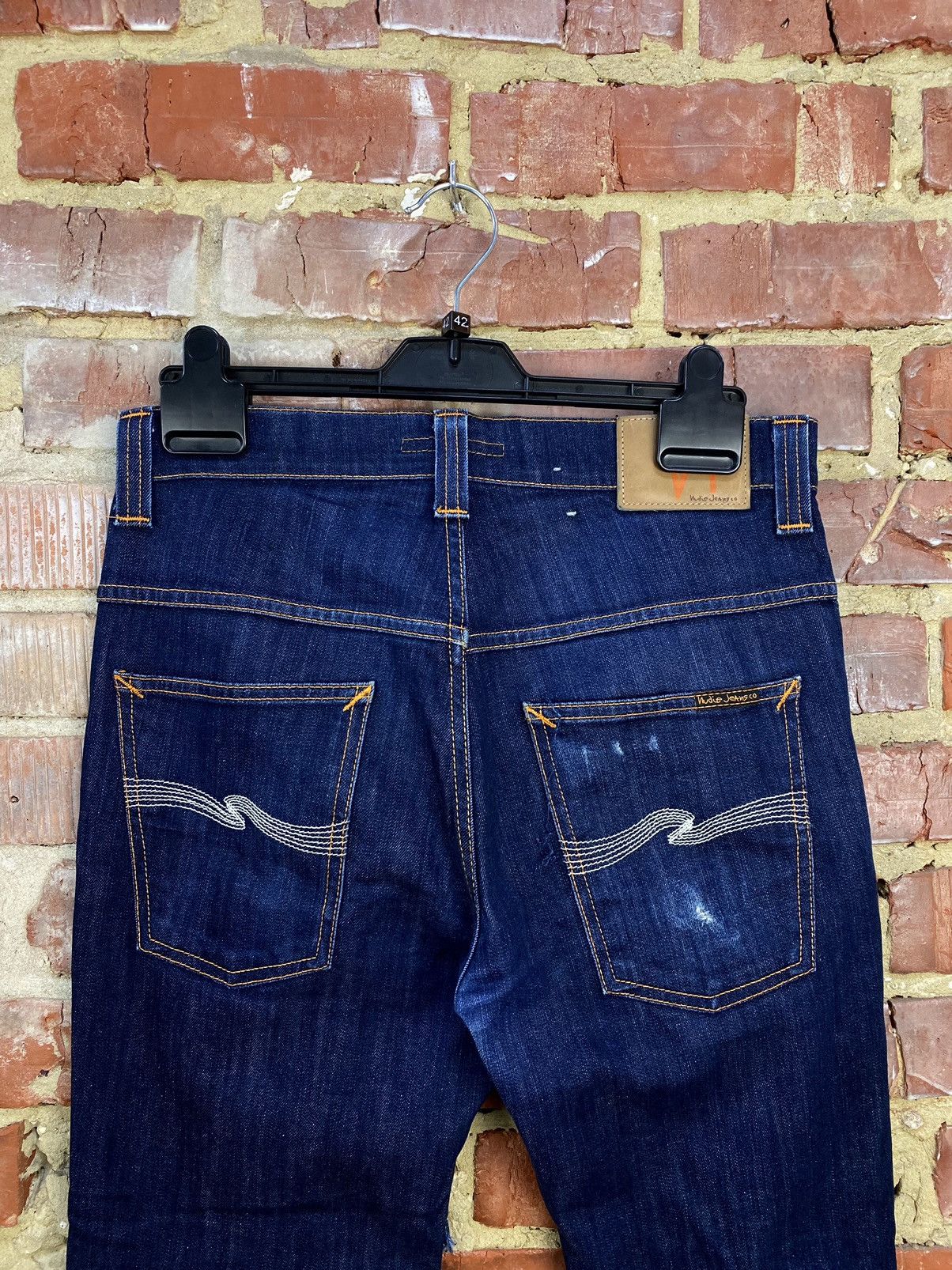 Nudie Jeans Nudie Thin Finn Organic Custom Jeans Size US 33 - 14 Thumbnail