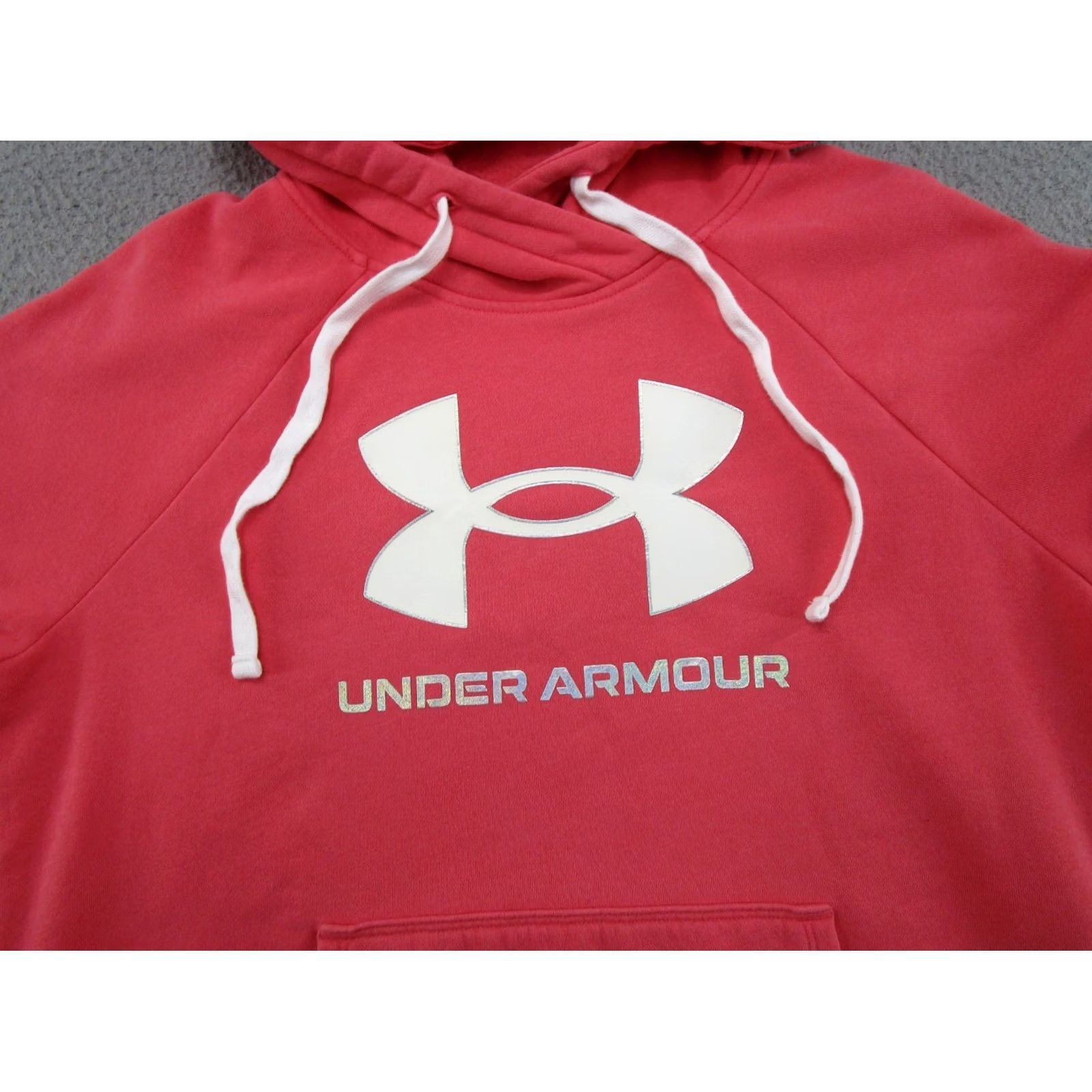 Under Armour Under armour Hoodie Womens M Pink Women Rival Fleece Pullover Size Loose Size M / US 6-8 / IT 42-44 - 2 Thumbnail