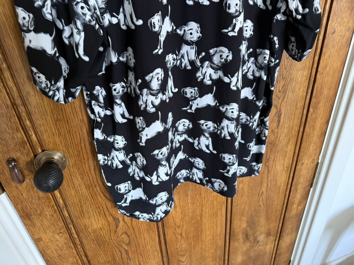 Celine SS22 Celine black white puppy Hawaiian shirt Hedi Slimane Size US S / EU 44-46 / 1 - 17 Thumbnail