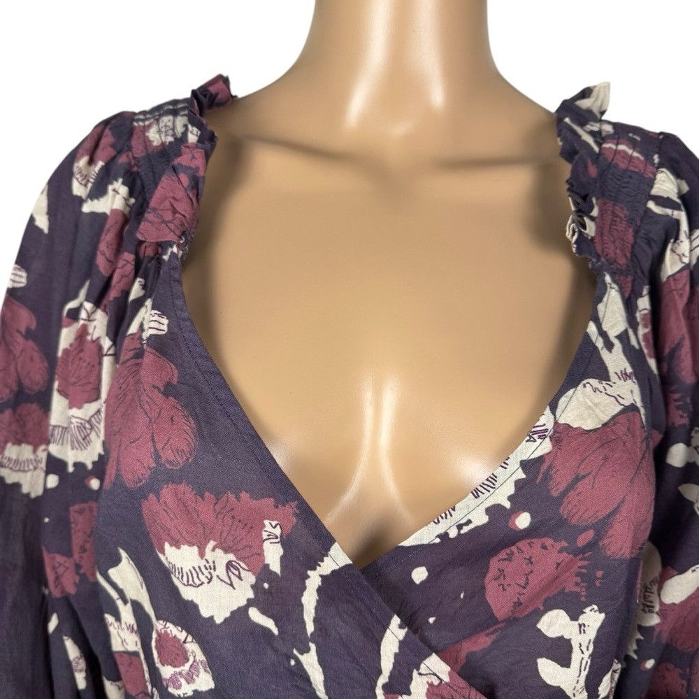Cleobella NWT New $148 Cleobella Valencia Wrap Cotton Long Sleeve Top Size M / US 6-8 / IT 42-44 - 9 Thumbnail