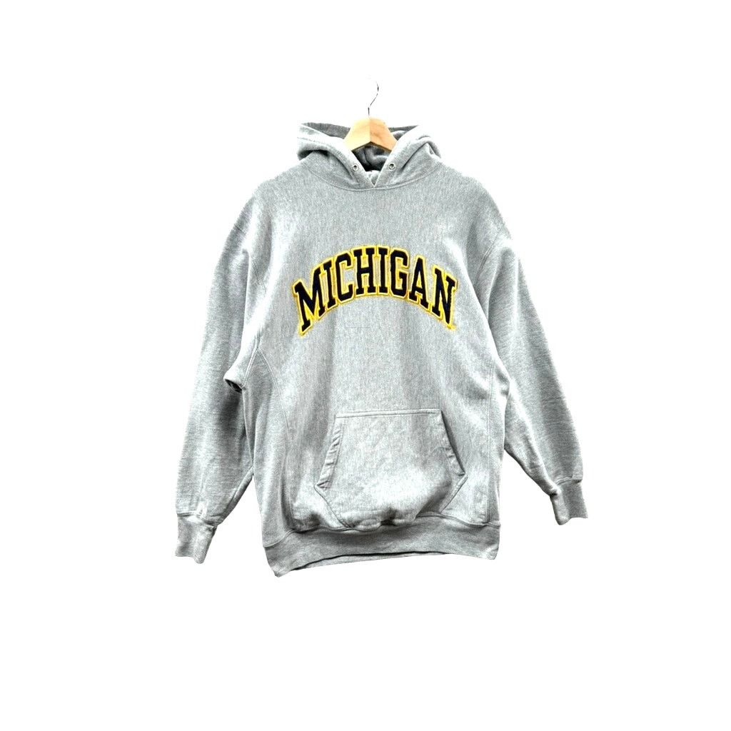 2000s Steve & Barry's Michigan University Embroidered Hoodie