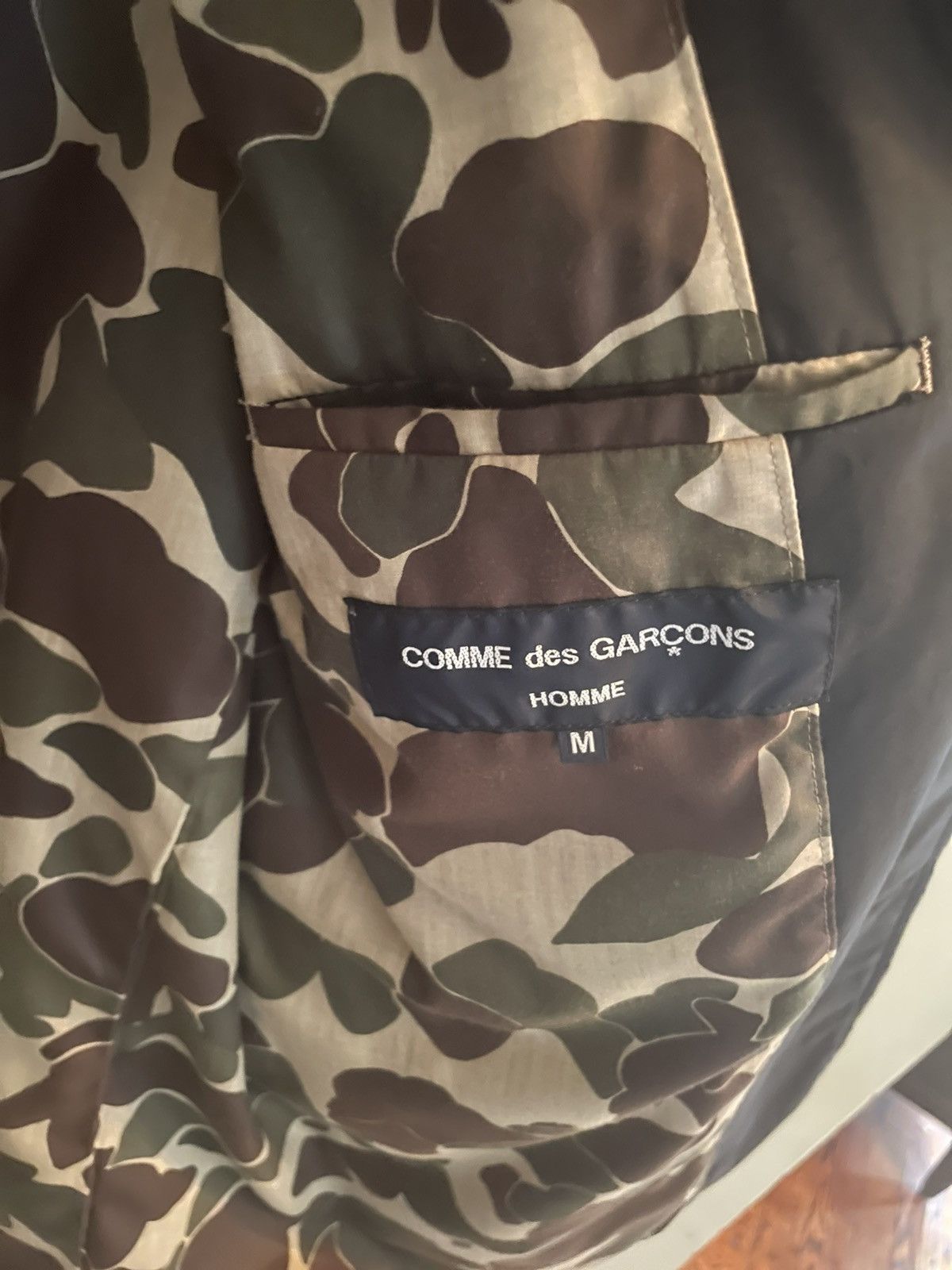 Comme des Garcons Homme Patch Pocket Detail Shirt Jacket Size US M / EU 48-50 / 2 - 3 Thumbnail