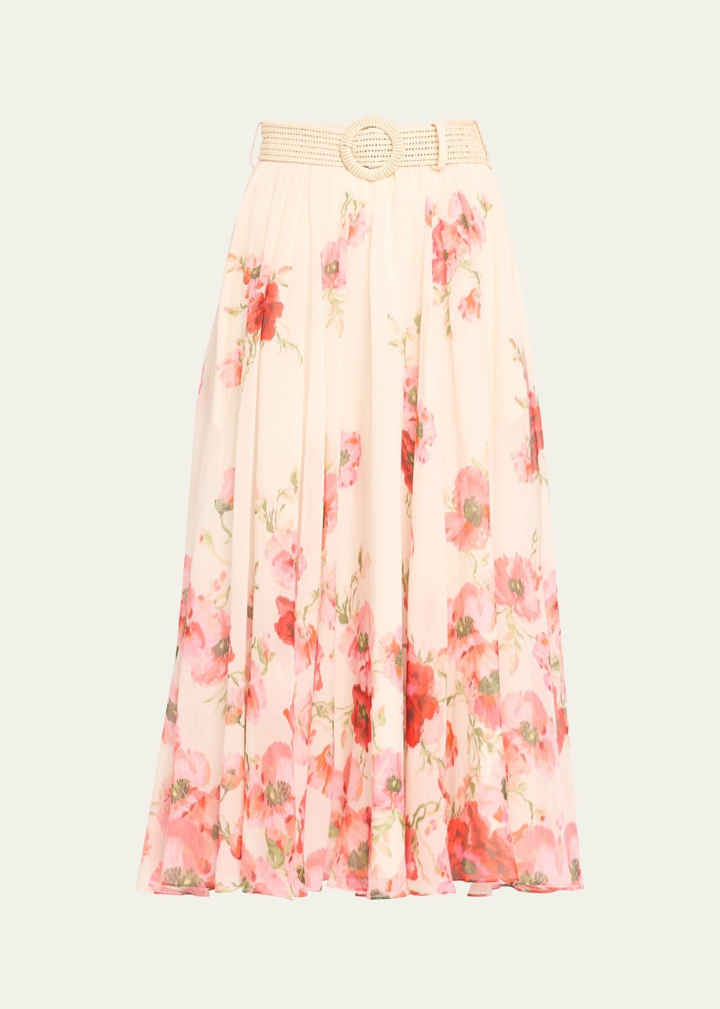 Zimmermann oc11z0525 Lightburst Maxi Skirt in Multicolor Size 27" / US 4 / IT 40 - 1 Thumbnail