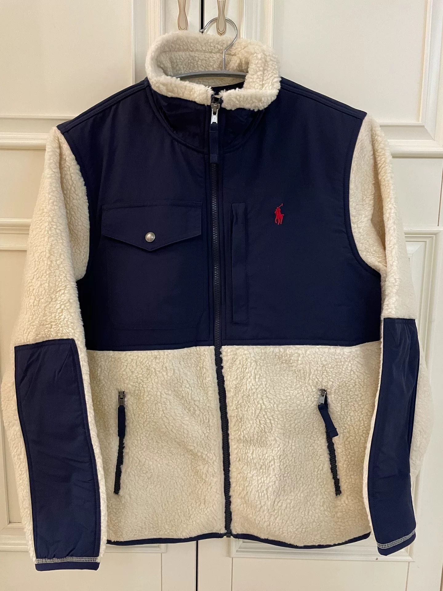 Polo Ralph Lauren Polo Ralph Lauren Fleece Nylon Jacket Size US S / EU 44-46 / 1 - 1 Thumbnail