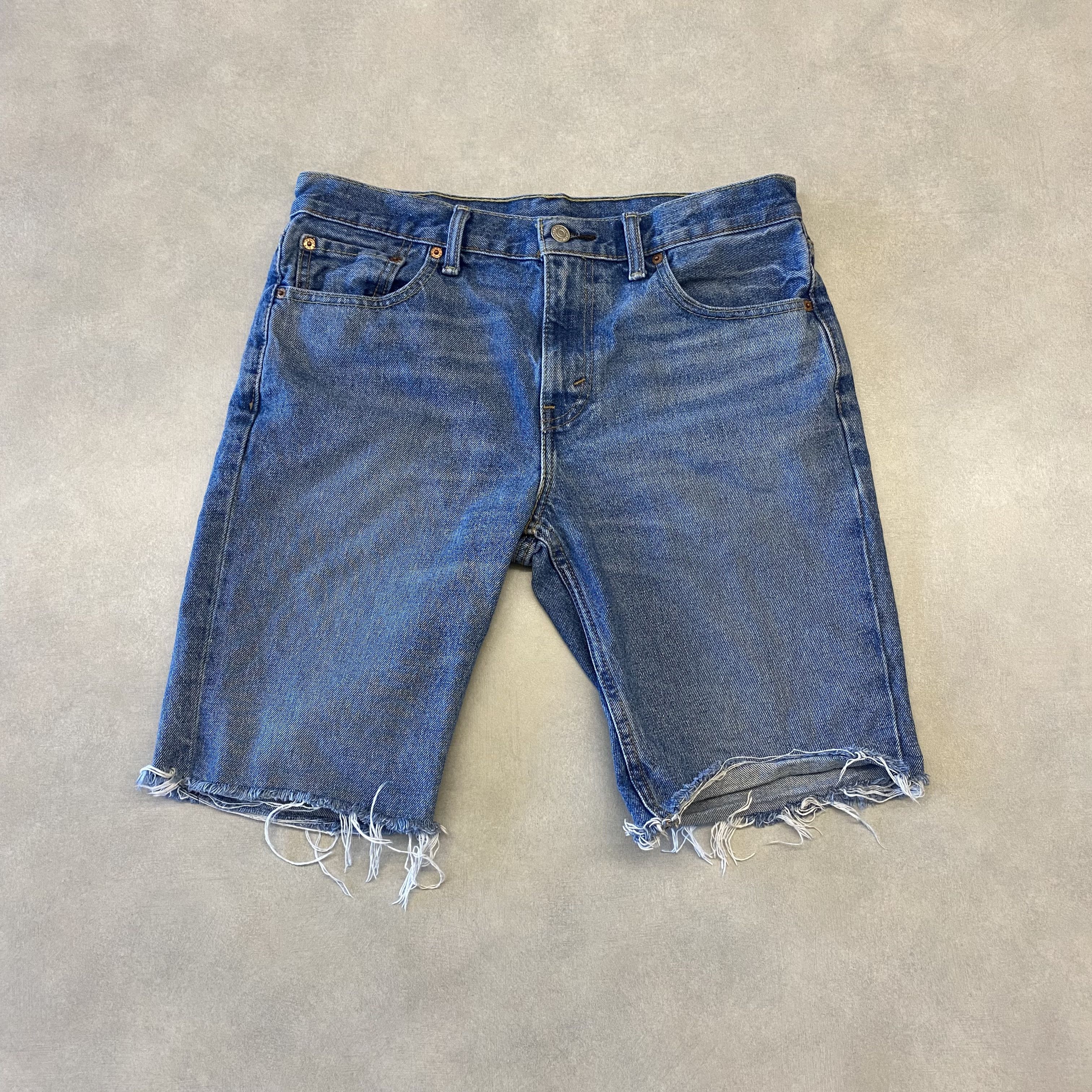 Image of Levis Levi's Blue Denim 511 Shorts (Size 33), Men's