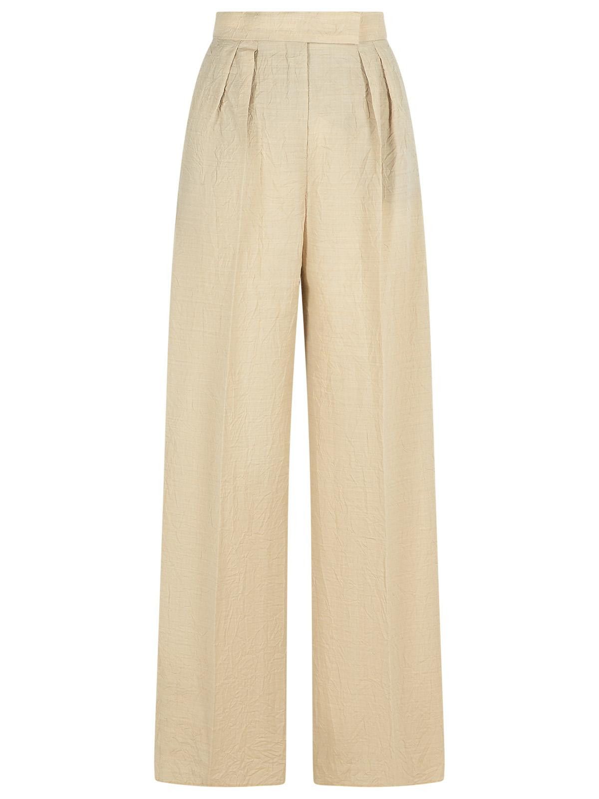 Max Mara MAX MARA 'Acinoso' Beige Fine Wool Pants Size 27" / US 4 / IT 40 - 1 Thumbnail