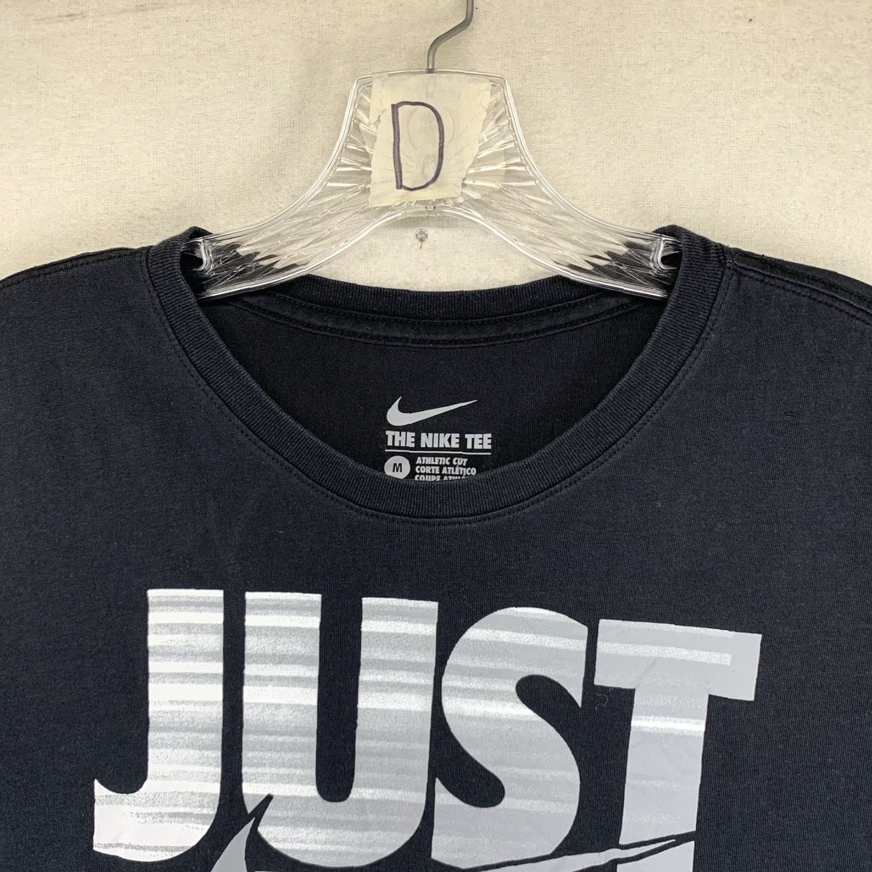 Nike Nike Shirt Adult Medium Athletic T-Shirt Dri-Fit Just Do It Graphic Black Mens M Size US M / EU 48-50 / 2 - 6 Thumbnail