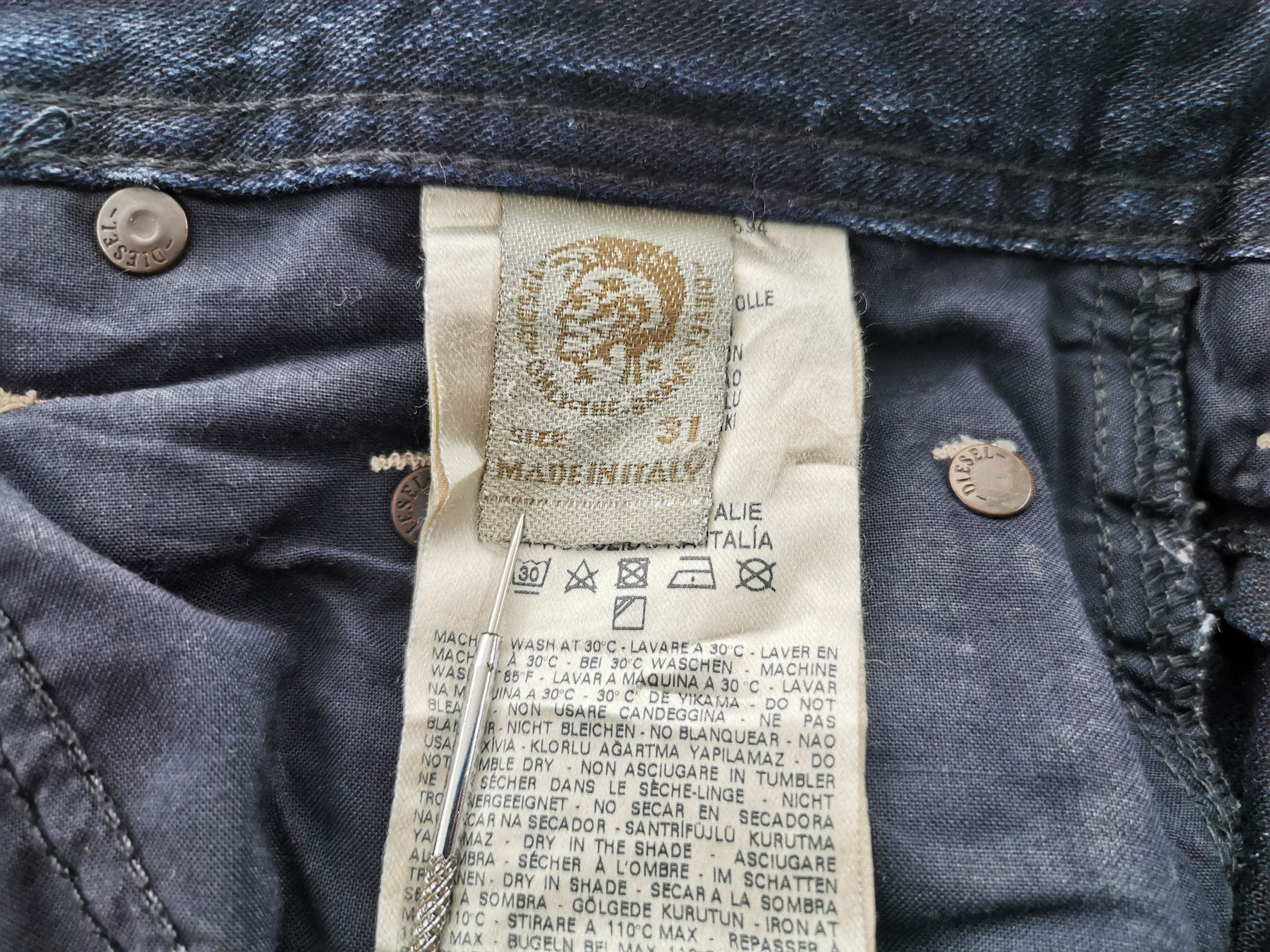 Diesel Vintage Diesel Industry Made In Italy Denim Jeans Size 32 Size US 32 / EU 48 - 10 Thumbnail