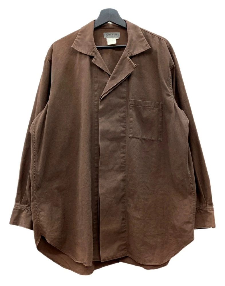 Yohji Yamamoto Yohji Yamamoto POUR HOMME 104MT-2703 Opencolor Shirt Size US M / EU 48-50 / 2 - 1 Thumbnail