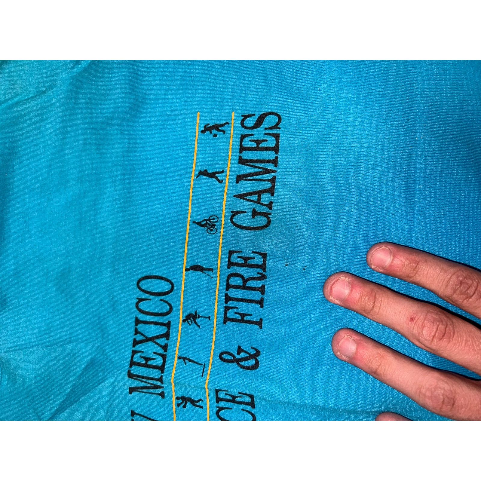 Vintage Vintage New Mexico Shirt Police And Fire Games 1993 90s XL Size US XL / EU 56 / 4 - 6 Thumbnail