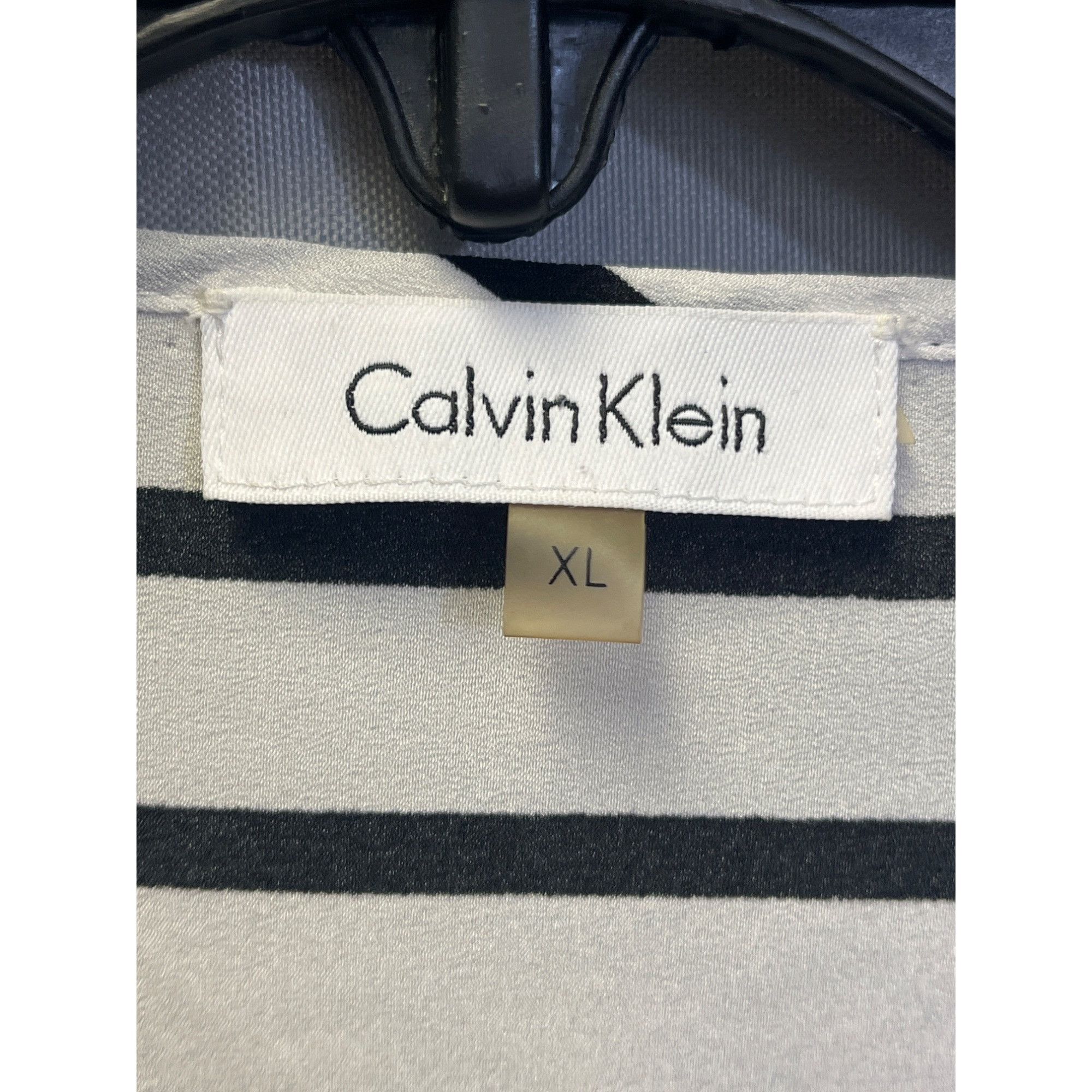 Calvin Klein Calvin Klein Womens long sleeve striped Top Size XL SKU 6985 Size XL / US 12-14 / IT 48-50 - 2 Thumbnail