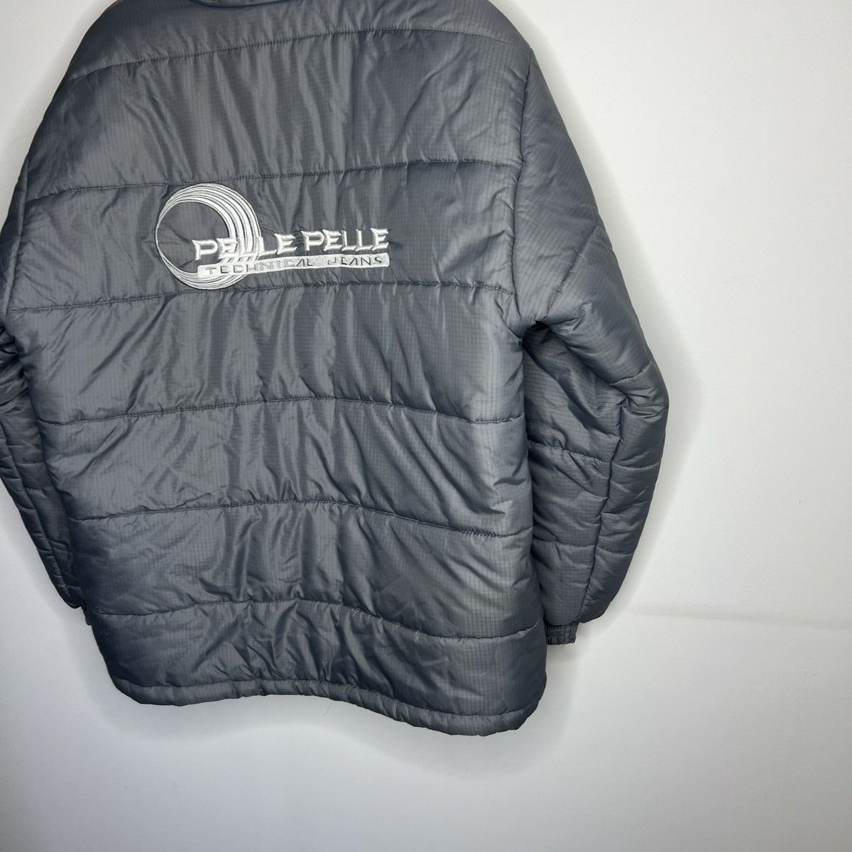 Pelle Pelle × Vintage Vintage 90s Pelle Pellle Puffer Reversible Jacket Grey Y2K Size US XL / EU 56 / 4 - 8 Thumbnail