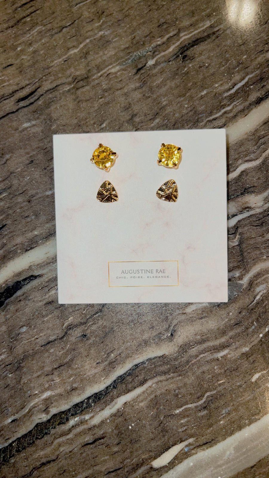 Other Jumbo Yellow Stud Earrings Size ONE SIZE - 1 Preview